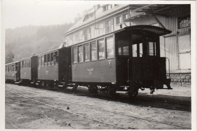 FOTO  Eisenbahn DR Waggons Personenwagen 3.Kl.  ca.30er Jahre  ca.7x10  (G4029)