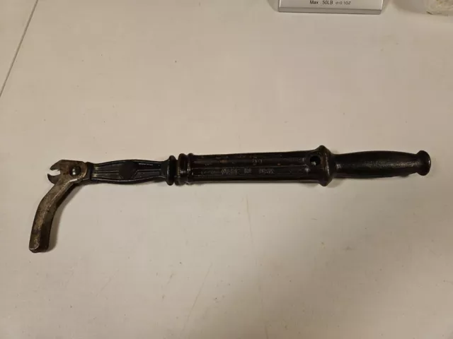 Vintage Bridgeport Crescent Suregrip No.56 Slide Hammer Nail Puller USA 18 in