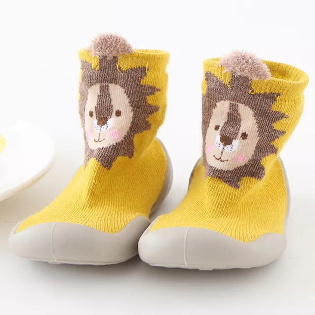 Pantofole antiscivolo bambini bambina ragazzi bambini calze cotone scarpe calde inverno 6