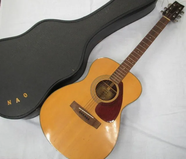 Acoustic Guitar YAMAHA FG-130 Natural Japan Made Nippon Gakki with Case