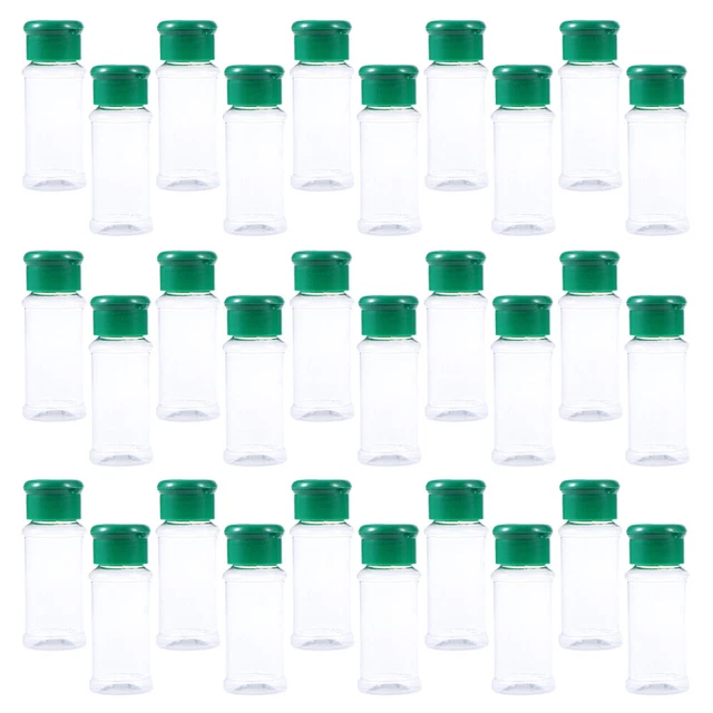 30 piezas vaso de especias dispensador vasos de especias recipiente de sal agitador botella de especias