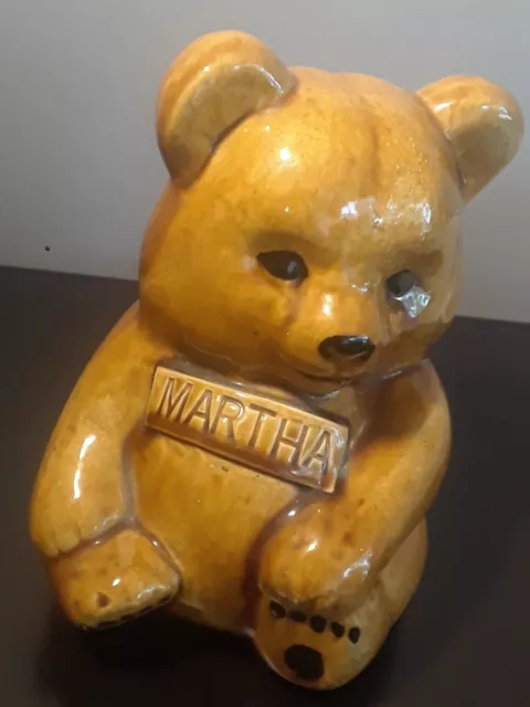 Martha Baby Bear Brown Bank 8" B5