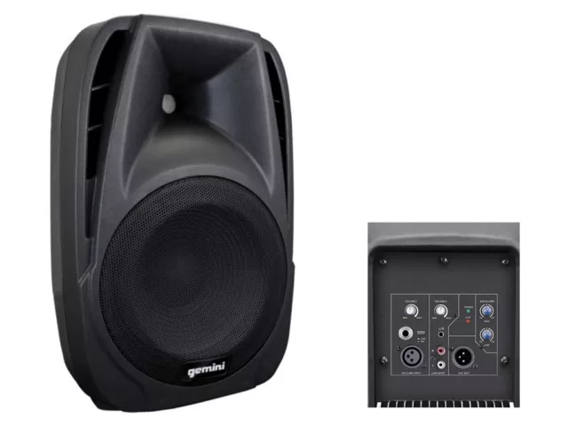 GEMINI ES 8P MK2 BOX DIFFUSORE ATTIVO Monitor per dj pub club 300w Line Mic 08P