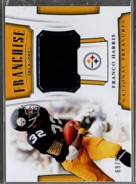 2018 National Treasures Franchise Treasures Mater #19 Franco Harris Jersey /99