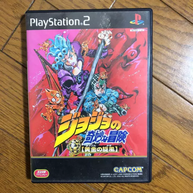 USED SONY PlayStation 2 PS2 Jojo no Kimyou na Bouken Ougon no Kaze Japanese