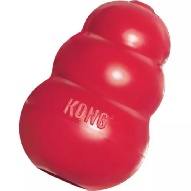 KONG CLASSIC - (S to XXL) - Dog Play Pet Treats Toy bp Durable Natural Rubber