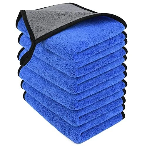 URAQT Lot de 6 Chiffons Microfibre de Nettoyage Chiffons de Nettoyage Extra é...