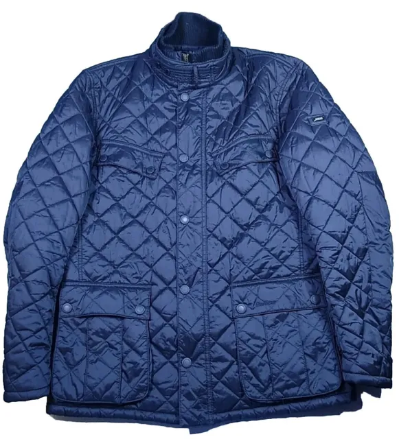 BARBOUR International Windshield Polarquilt Quilted (TR) Black Jacket Mens Sz XL