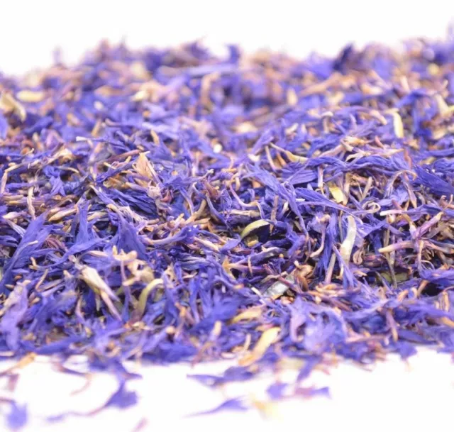 Blaue Kornblumenblätter für Handwerk Harz Teekerze Seifenbad Konfetti 5g 1kg