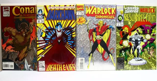 Marvel Comics - 1993 The Warlock Chronicles #1 - Darkhawk - Resurrection - Conan