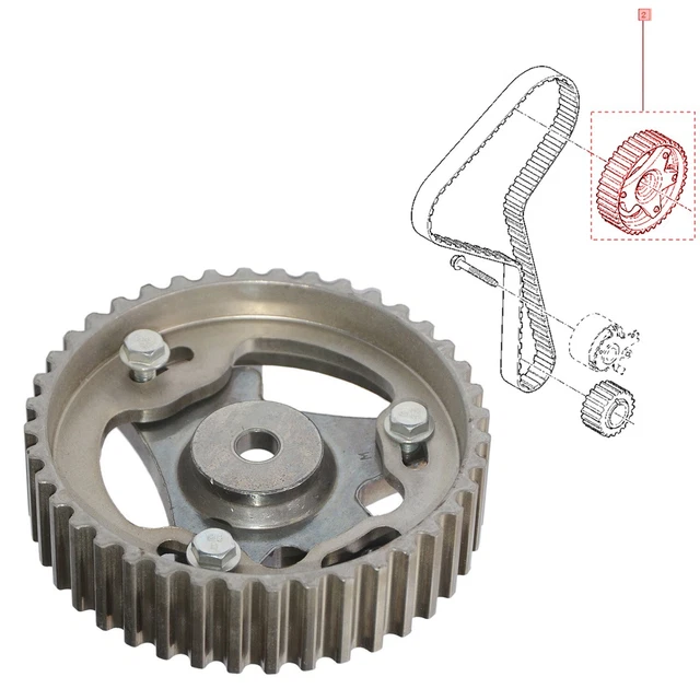 Poulie Arbre à Cames Compatible Mégane 3, Scenic 3, Grand Scenic 3 1.9 DCI - 8200886753