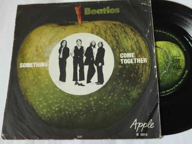 Very rare The Beatles single Something Apple R 5814 Sweden VG+/VG++!