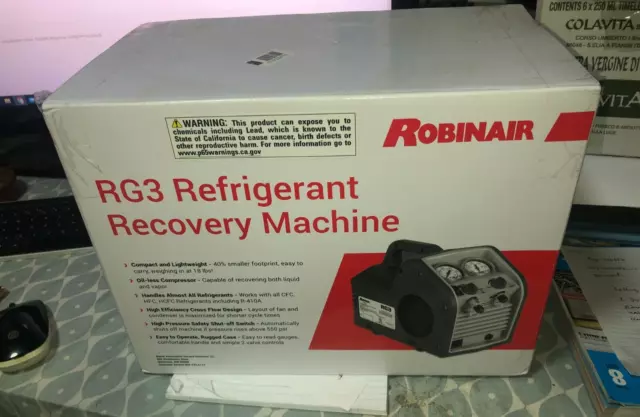 Robin Air RG3 macchina recupero refrigerante