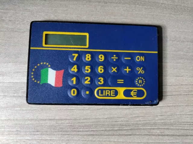 Euro convertitore euro  lire calcolatrice vintage calcolatrice
