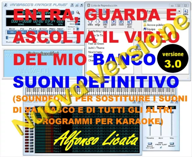 Le Basi Midi Karaoke Di Vanbasco Ed Altri Suoneranno Come Mp3 Col Mio Soundfont!