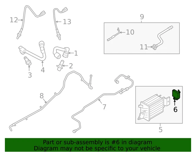 GENUINE FORD VAPOR Canister Purge Solenoid JL3Z9D333D 428.88