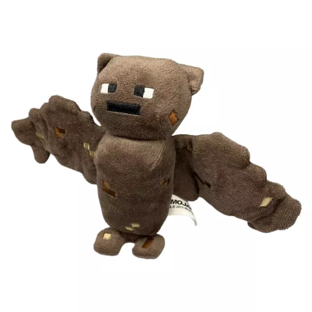 Minecraft Mojang Fledermaus Vogel Game Stofftier Plüsch Kuscheltier Braun 19cm