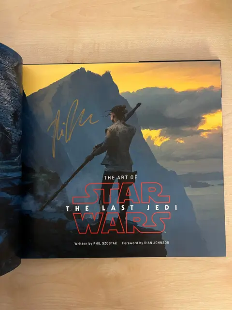 Star Wars The Art of The Last Jedi - Signed by Rian Johnson and Artists