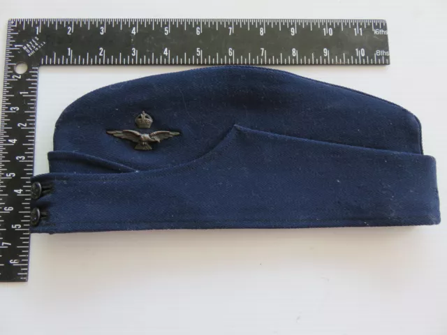 AUSTRALIAN WW2 RAAF P /O Then Squadron Leader Side Cap Named On Hat And ...