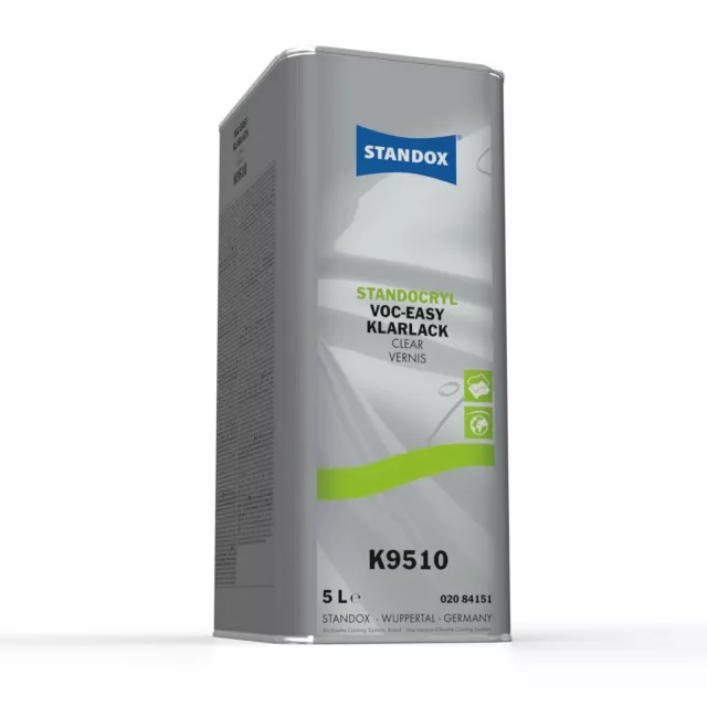 Standox Standocryl VOC Easy Klarlack K9510 5L guten Glanz- und Ökonomisch 2