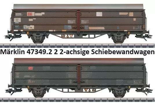 Märklin 47349.2 2 Schiebewandwagen DB Ep V Auf Wunsch DC-Achsen gratis NEU OVP