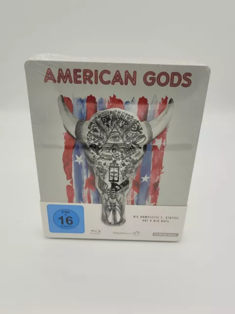 American Gods Die Komplette Staffel 1 Limitierte Steelbook Blu Ray Neu & Ovp