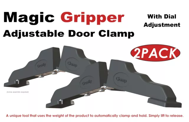 1 Pair Magic Gripper Door Clamp Brand New Version