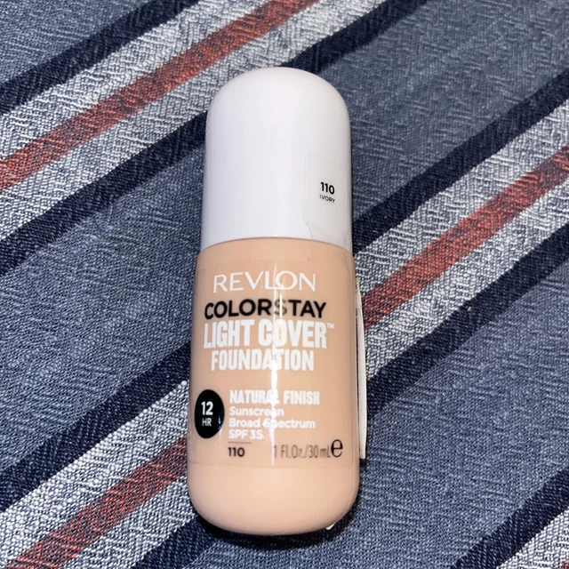 REVLON COLORSTAY 12HR Light cover Foundation Natural SPF 36 110 ivory