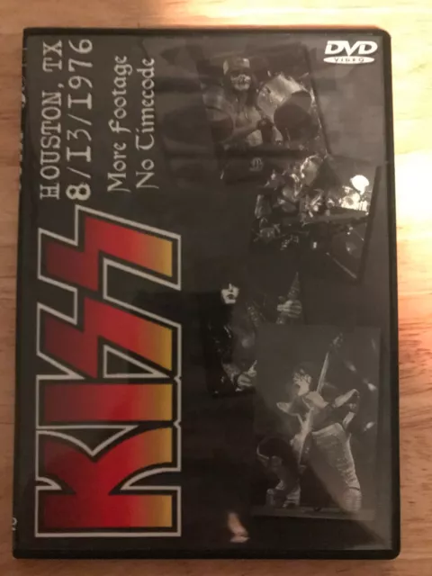 KISS - Live in Houston 1976 No Time Code More Footage DVD Gene Ace Frehley