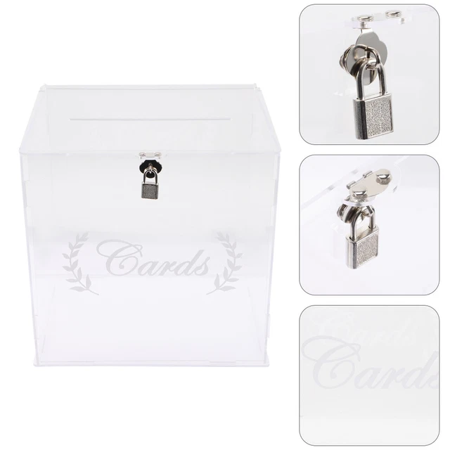 Tombola-Box Hochzeitsdekorationen Für Die Zeremonie Trinkgeld Box Acryl