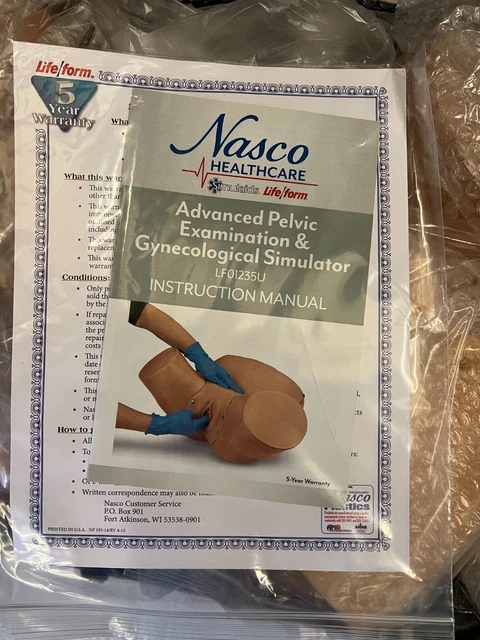 NASCO Advanced Pelvic Exam Gynecologic Simulator lf01235U New Express