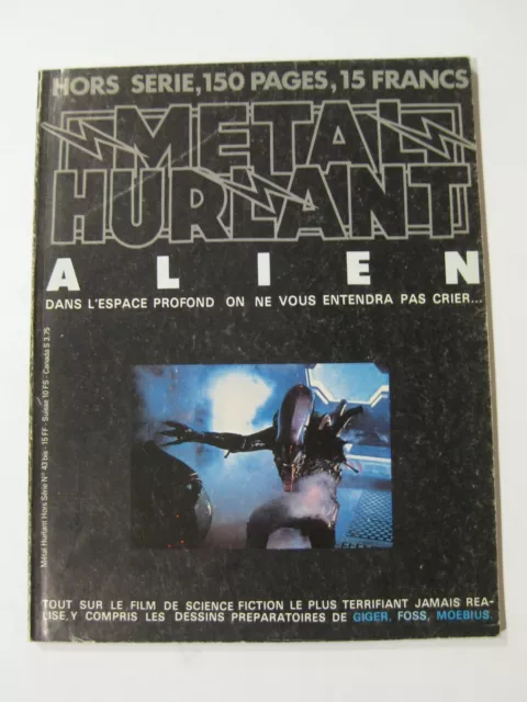 Métal Hurlant  Spécial ALIEN Ed. Les Humanoïdes Associés BE