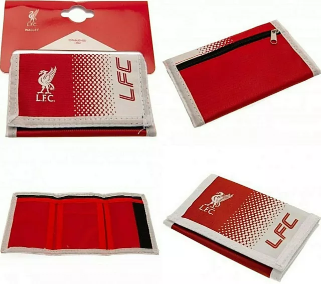 Liverpool Fc Club Crest Pocket Money Wallet Coin & Credit Id Card Holder Lfc