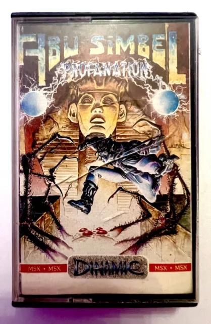 Abu Simbel Profanation Msx Dinamic Completo Cassette Perfecto Estado