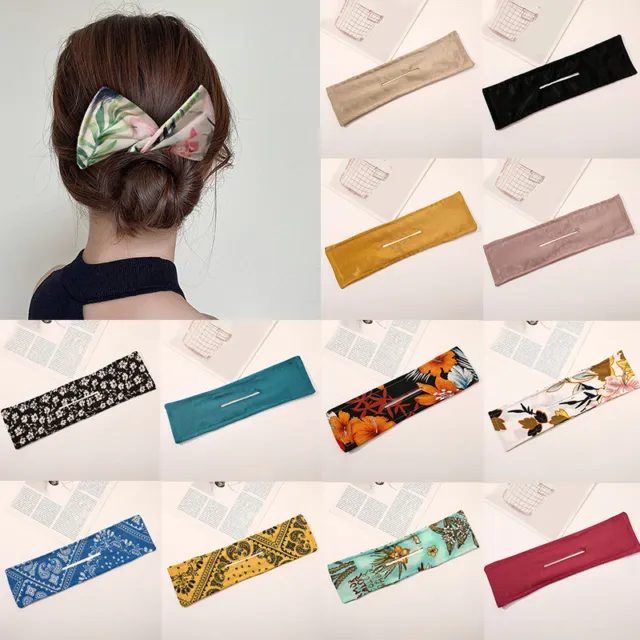 Magic French Twist Hair Bun Maker Bands Easy Snap Tool Former DIY Styling Donut 2