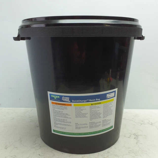 UNGER HPB24 Unger Black Resin Replacement, QuickChange Resin Bag