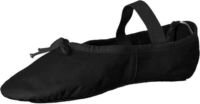 Leo Women's Ballet Russe Dance Shoe, Black, 5 D US