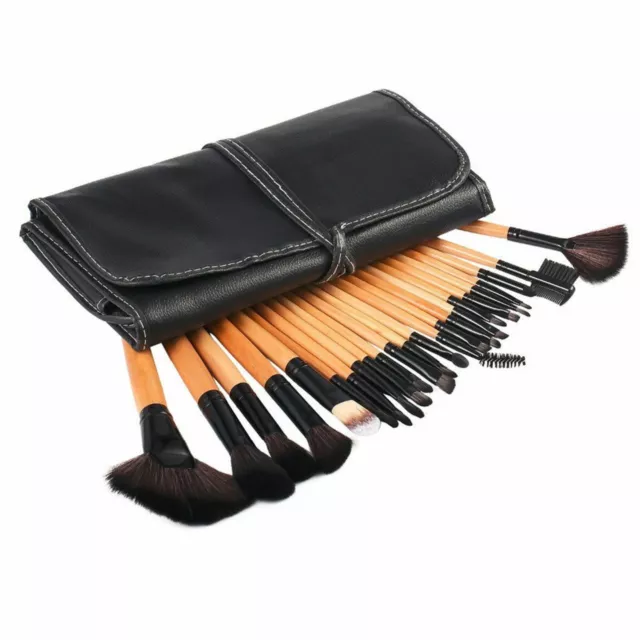 24pc Kabuki Maquillage Brosses Set Blush Base Poudre Kit 2