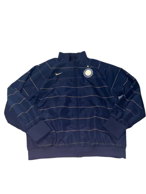 2008-09 Inter Milan Nike Woven Track Jacket Men’s XL Navy Blue