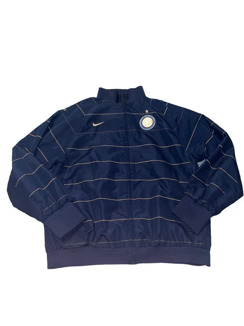 2008-09 Inter Milan Nike Woven Track Jacket Men’s XL Navy Blue