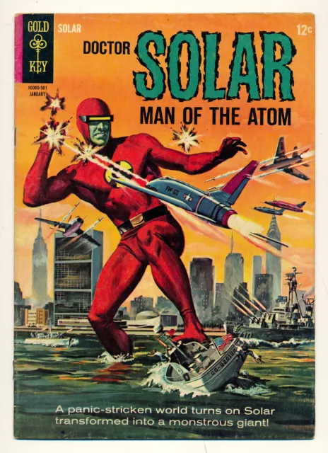 Gold Key Comics Doctor Solar Man Of The Atom Issue #10 The Sun Giant VG/FN 1965