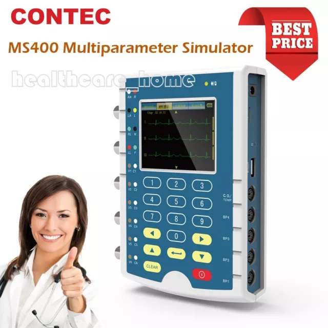 CONTEC Simulator, SpO2, NIBP, ECG& Patient Simulation,NEW Device Accuracy Tester