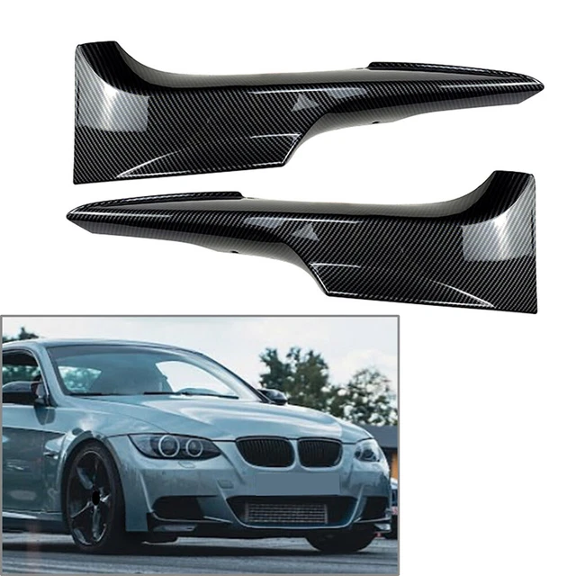 For BMW 3 Series E92 E93 M-Tech 325i 2006-2009 Front Bumper Lip Corner Splitters