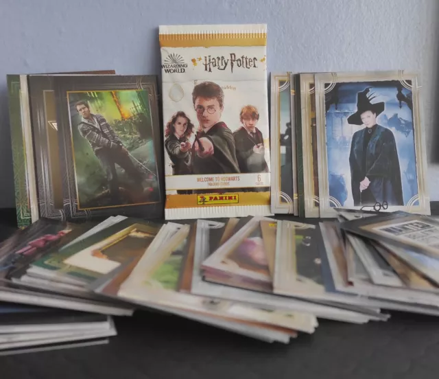 🍀 HARRY POTTER carte Panini, Bienvenue à Poudlard, WIZARDING WORLD, cartes...