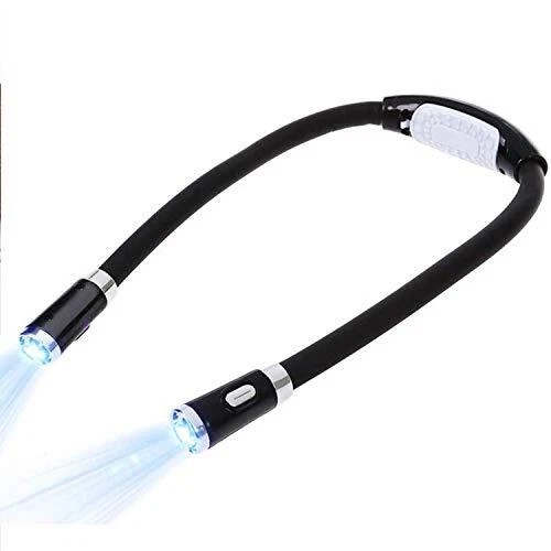 Neck Reading Light Book Light for Reading in Bed 4 LED 3 Modes Neck Reading