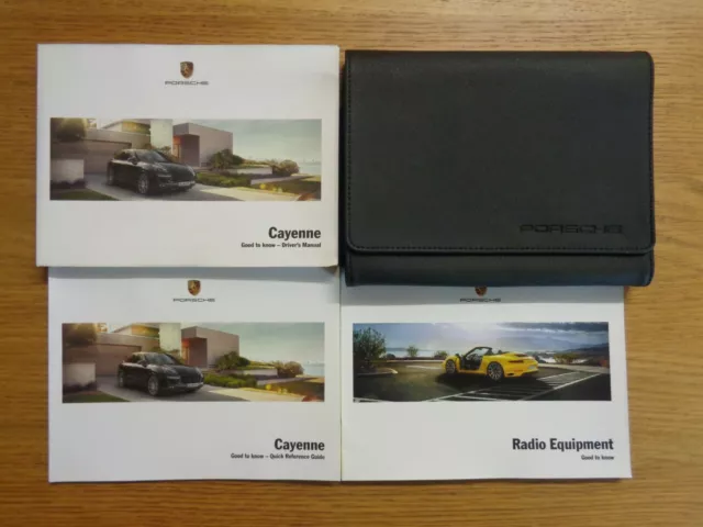 Porsche Cayenne Owners Handbook Manual and Pack 14-18