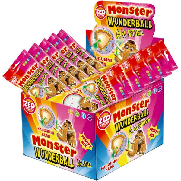 DOK Monster Wunderball Fruity am Stiel 16x60 g Bt.