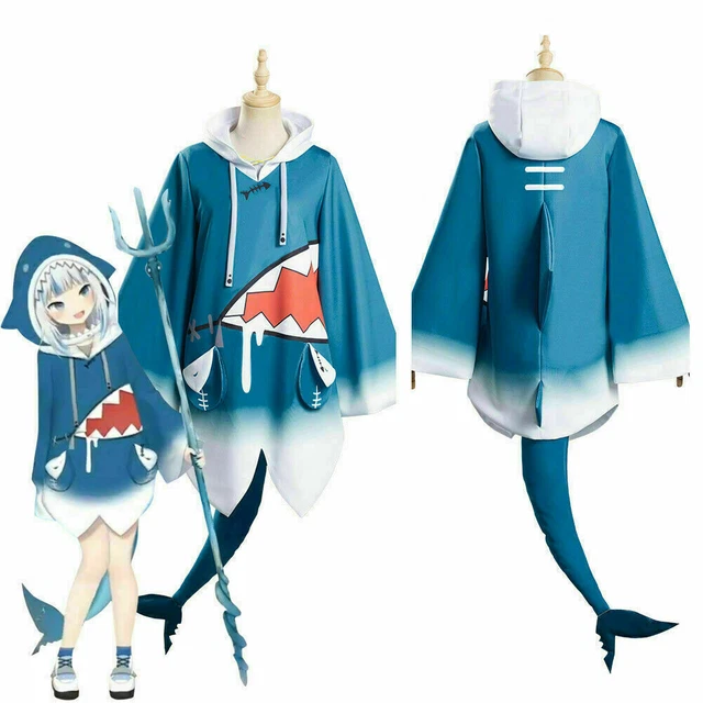 Vtuber Hololive Gawr Gura Arma Cosplay Comic Con Puntelli Halloween Anime Esposizione Abbigliamento Accessori Tridente  200000532