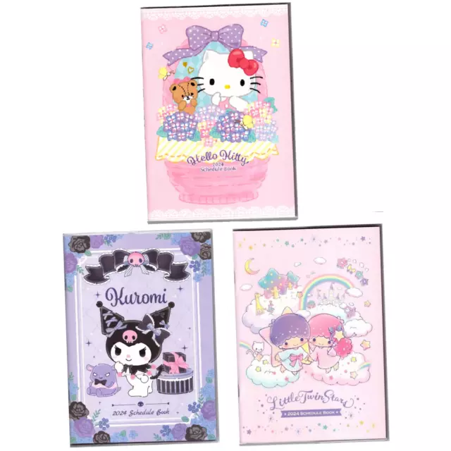 2024 Sanrio Journal Planner Schedule Calendar Book Organizer A5 Diary