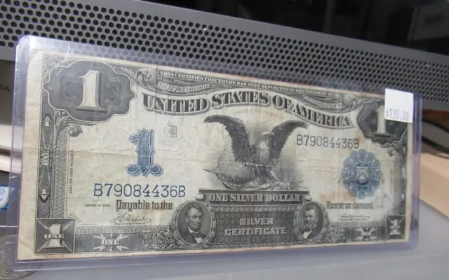 Series of 1899 $1 One Dollar Silver Certificate, Black Eagle Note